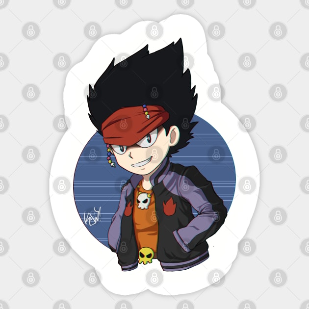 Daigo from Beyblade Burst and Evolution Sticker by Kaw_Dev